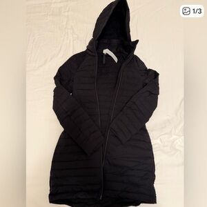 Lululemon long charcoal jacket